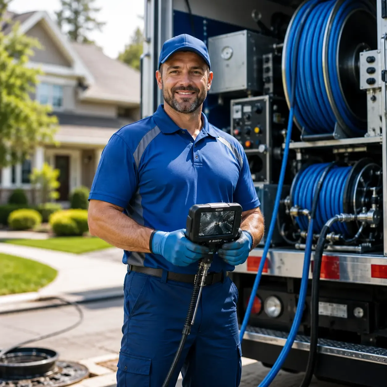 Local outdoor drain cleaning specialists in New Palestine, IN